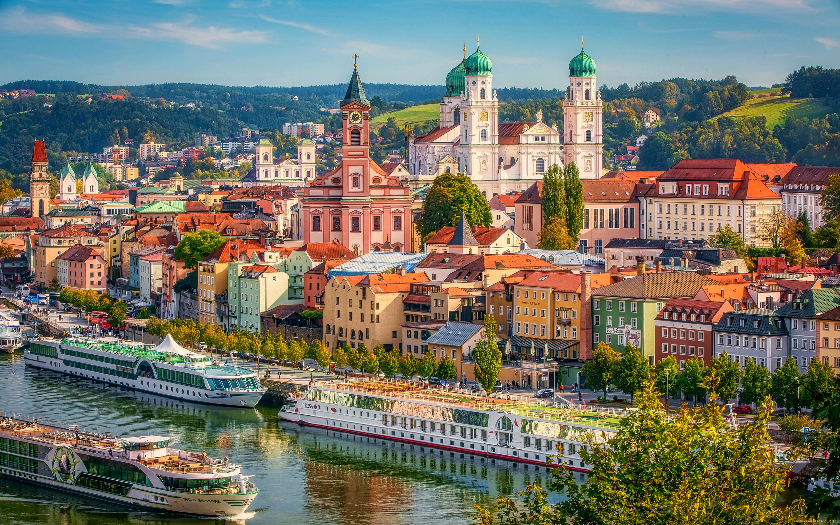 Город Пассау, Бавария, Германия